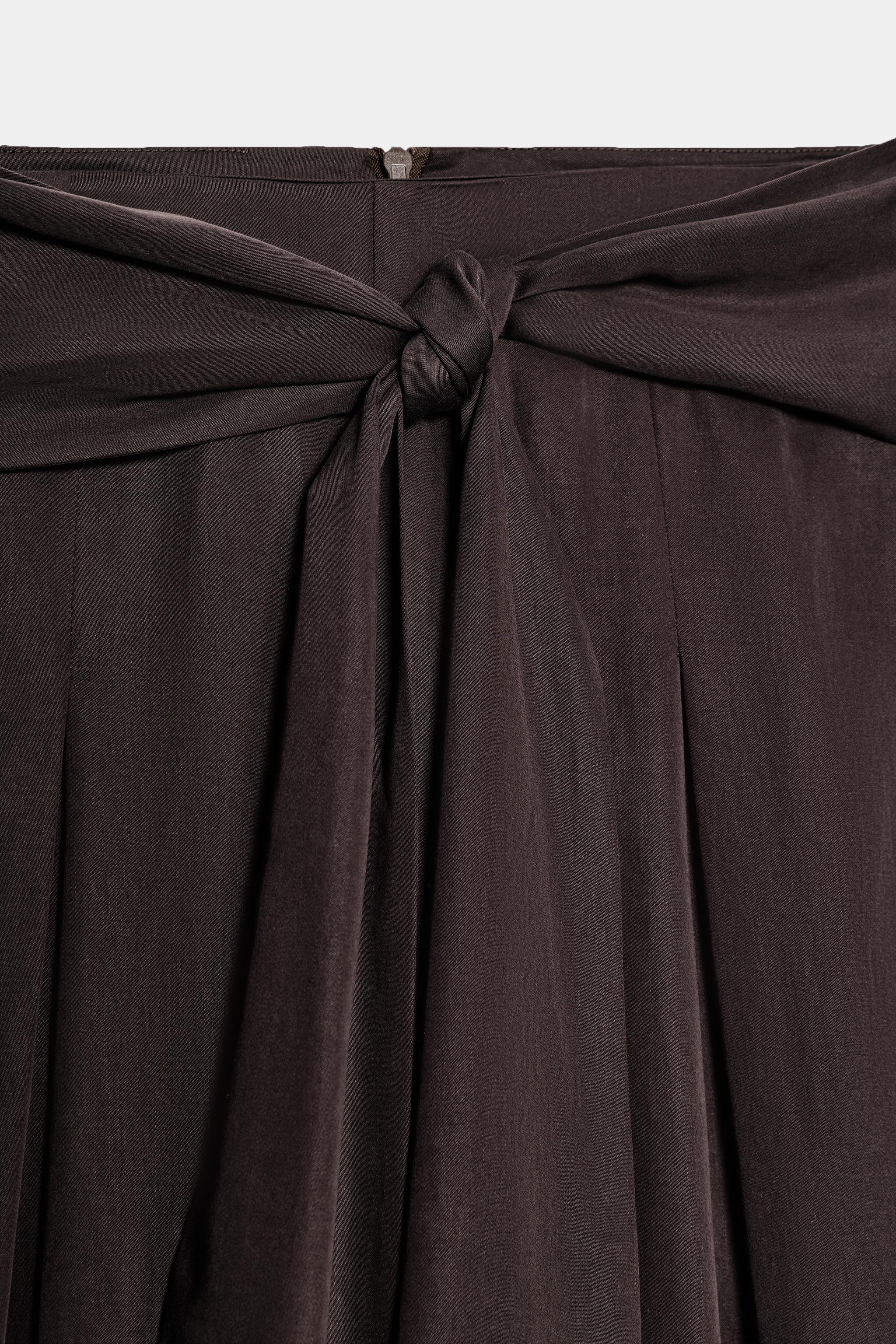 PANTALON CEINTURE À FRANGES